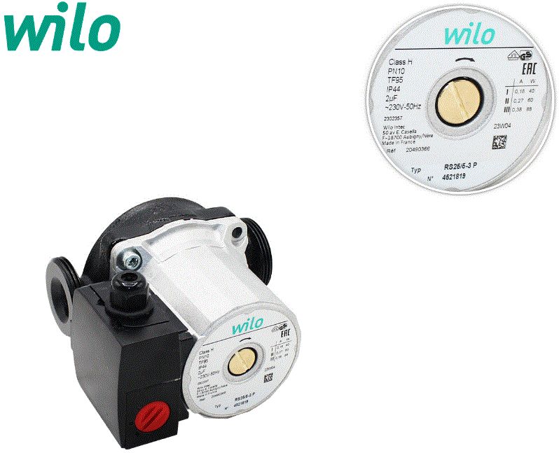 STAR-RS 25/6 1X230V 130MM. R1"1/2 BOMBA WILO (CARC