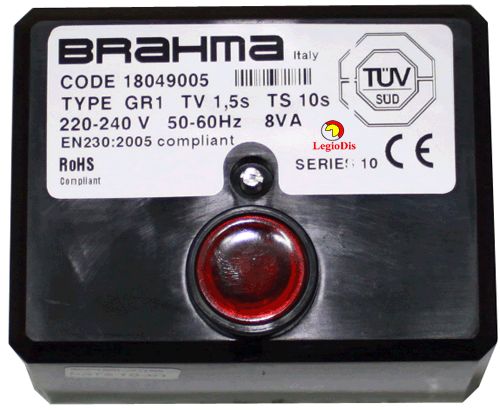 GR 1 TW1,5 TS10 18049005 BRAHMA CENTRALITA