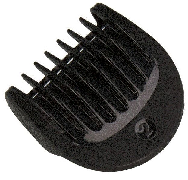 BRAUN AUFSTECKKAMM 2MM METALL  BRAUN 81695625