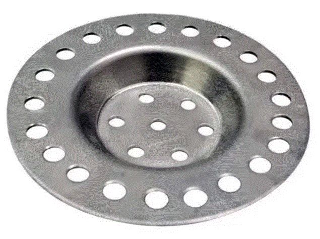 REJILLA FILTRO ACERO INOX DE 65 MM.