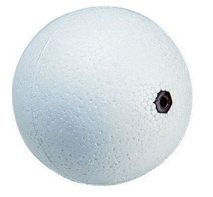 BOYA MACIZA PARA FLOTADOR DE 3/8". EN PLÁSTICO ESPUMOSO MACIZO