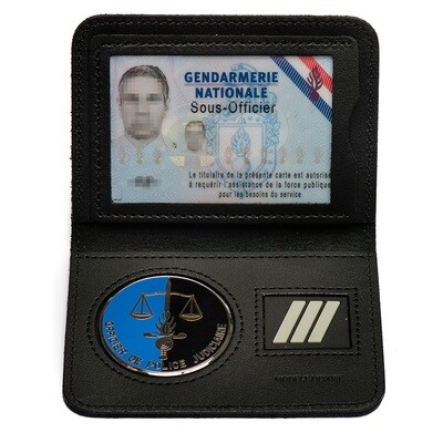 Porte carte 2 volets avec grade