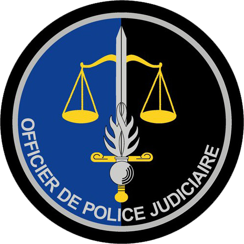 Ecusson Officier de Police Judiciaire