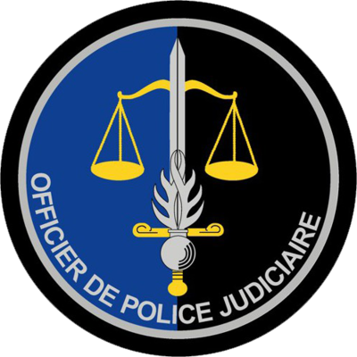 Ecusson Officier de Police Judiciaire