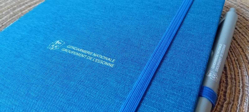 Parure stylo et carnet A5