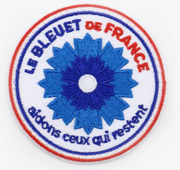 Patch brodé Bleuet de France