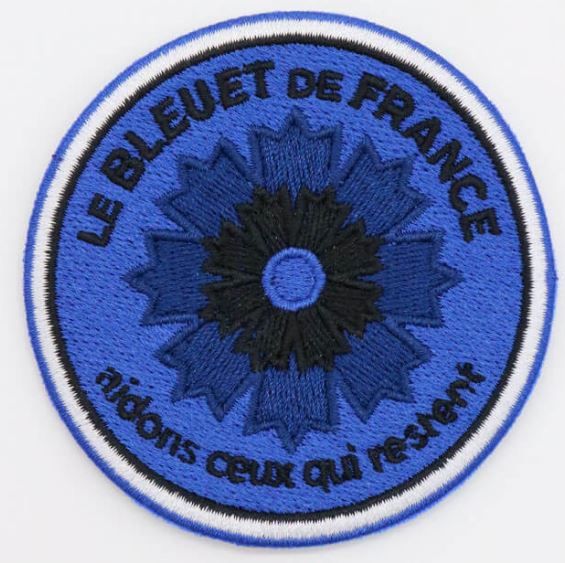 Patch brodé Gendarmerie nationale / Bleuet de France