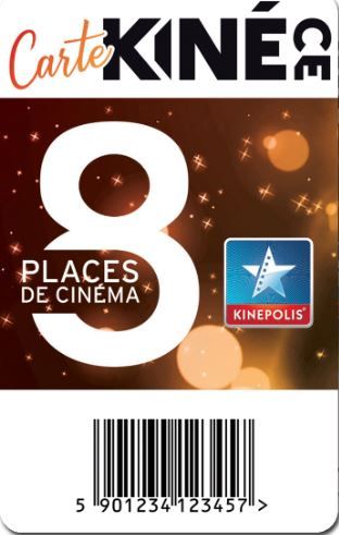 Kinépolis - Carte de 5 ou 8 places de cinéma