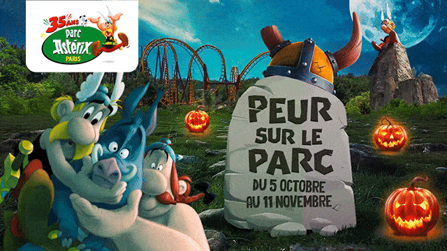 Parc Astérix - nocturne &quot;Peur sur le parc&quot;