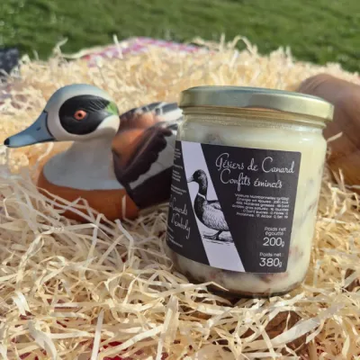 Gésiers de canard confits émincés