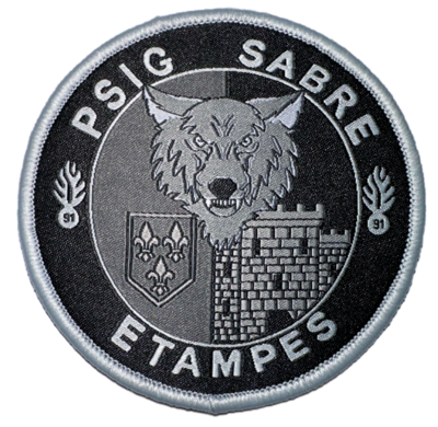 Rondache du PSIG Etampes SABRE 2023 - Tissé