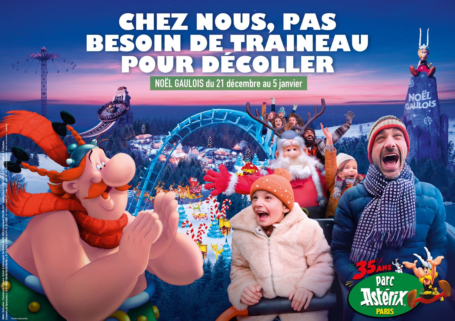 Parc Astérix - billet à date libre (1 ou 2 jours)