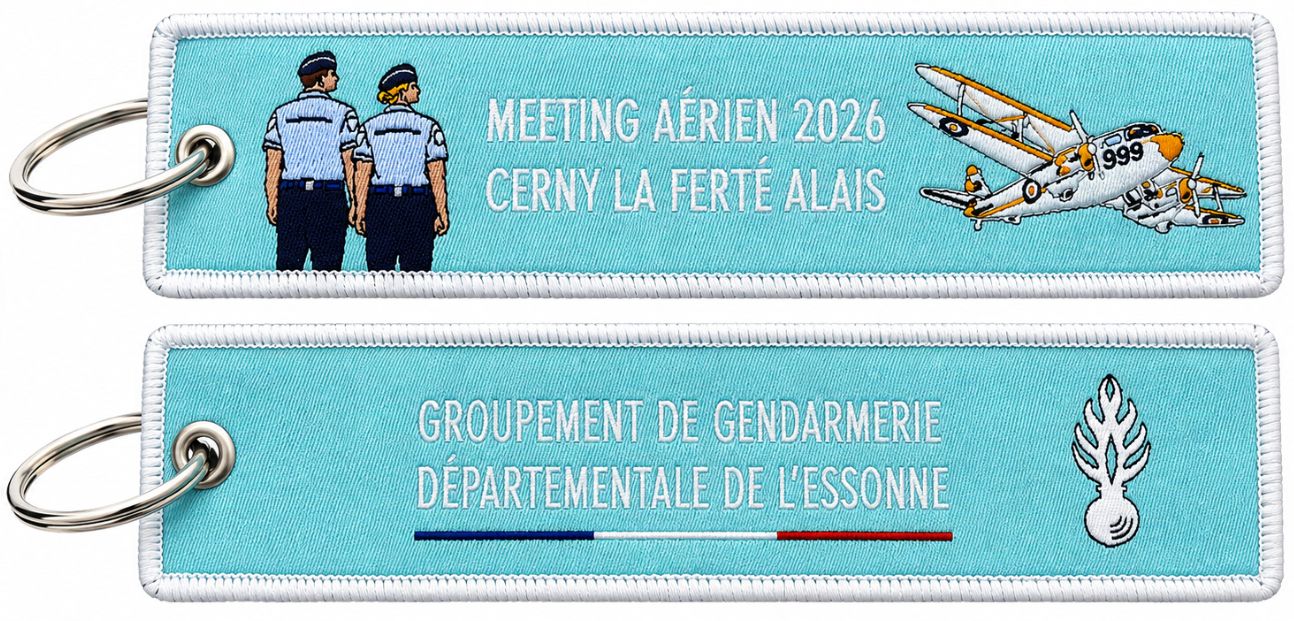 Porte-clé flamme Meeting aérien de Cerny-La Ferté-Alais 2026