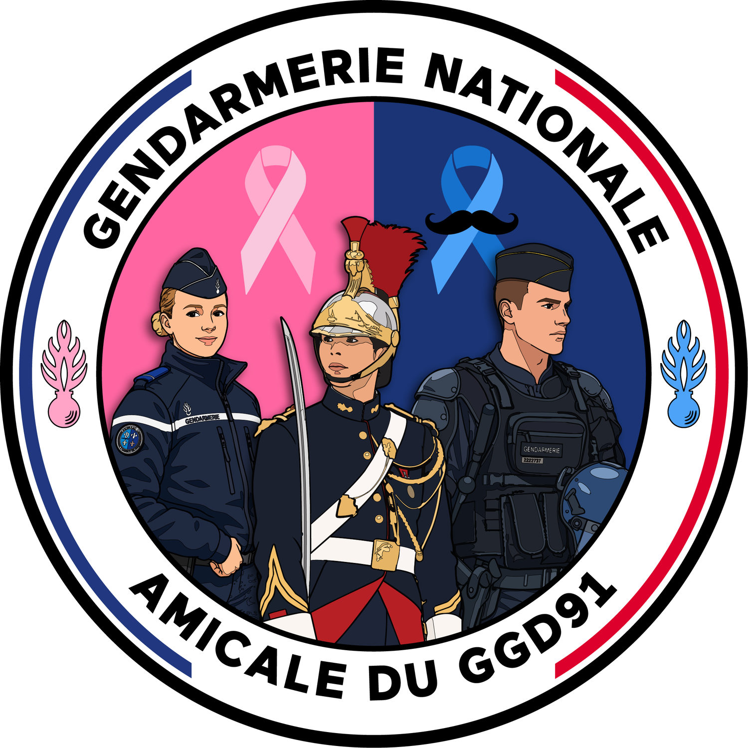 Rondache Octobre Rose / Movember 2026