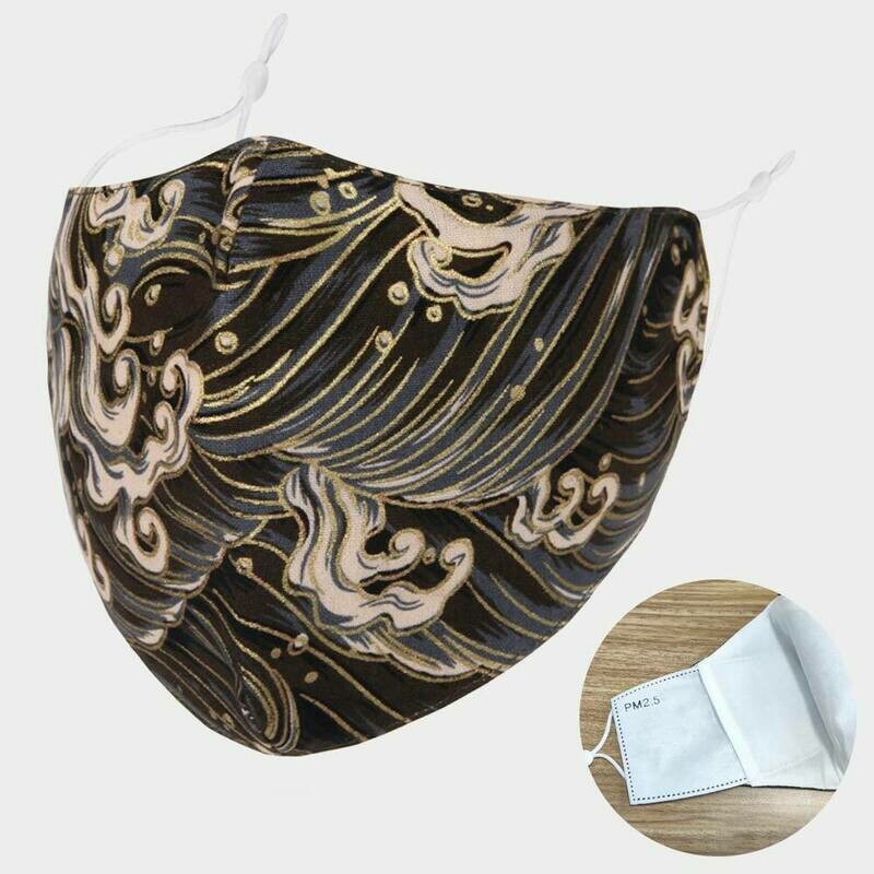 Paisley Print Cotton Fashion Mask