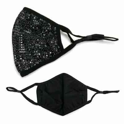 M126 Bling Polka Dot Fashion Mask