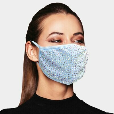 M123 Stone Studded Fashion Mask