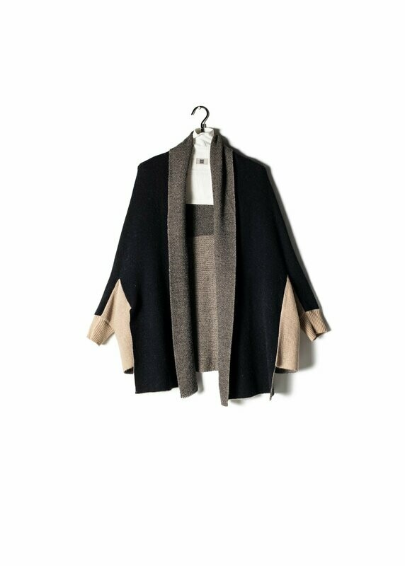 Two Tone Cape Cardigan