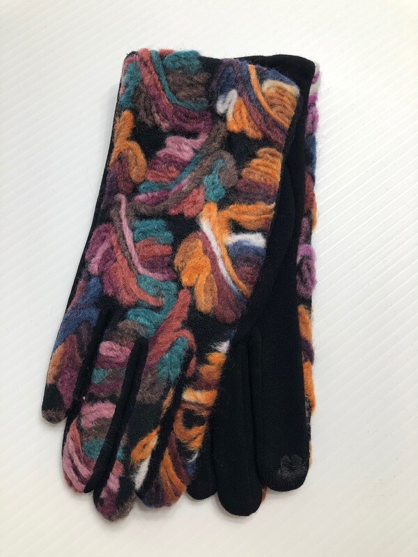 Colorful Pattern Smart Gloves