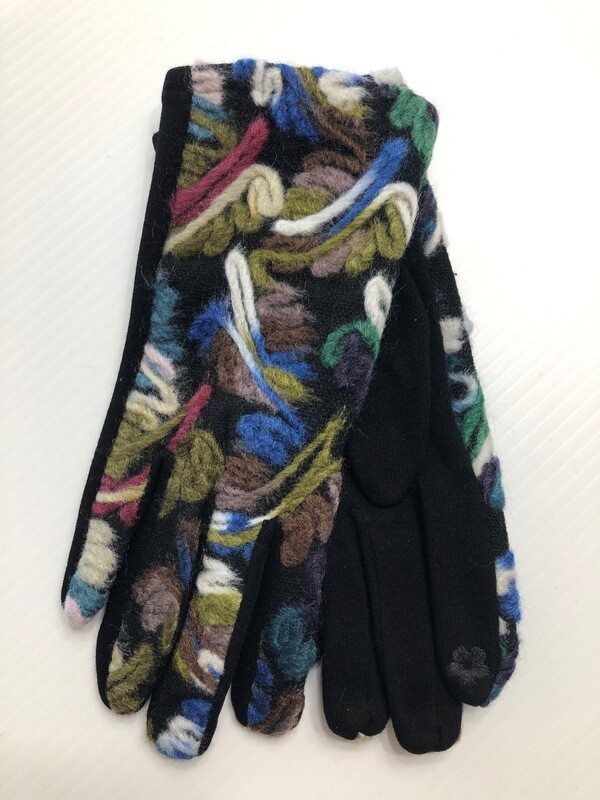 Colorful Pattern Smart Gloves