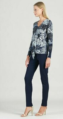 Lace Animal Print Cascade Drape
