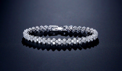 Round AAA CZ Cluster Bracelet