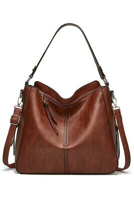 Vegan Leather Shoulder Handbag