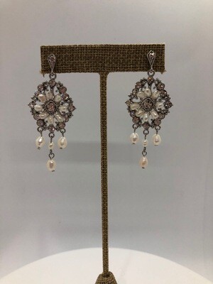 Freshwater Pearl Chandelier Earrings