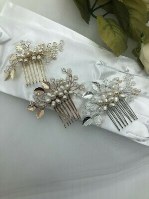 Swarovski Crystal / Pearl Petite Hair Comb