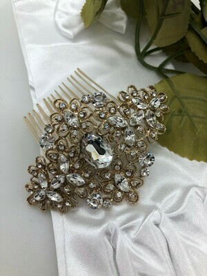 Vintage Filigree Statement Hair Comb