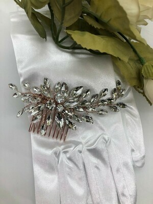 Clear Crystal Marquis Branch Bridal Hair Comb