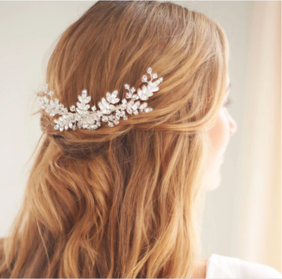 Handmade Swarovski Crystal Back Hair Comb