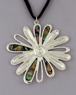 Abalone Abalone Multi Strand Necklace &amp; Earring Set
