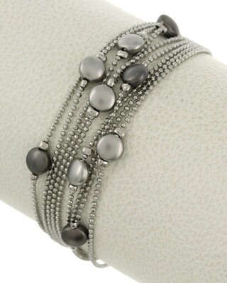 Multi Strand Metal Bracelet