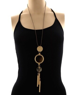 Cellulose Acetate Graduating Long Necklace