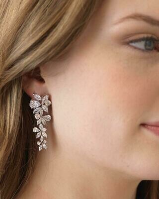 Multi Shape Cascading Formal Earrings