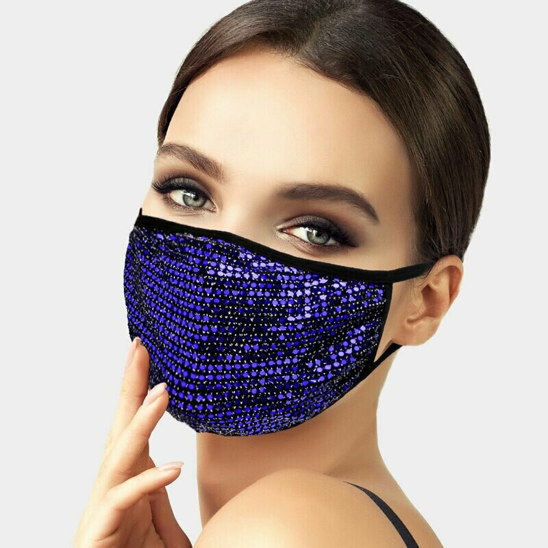 Sequin Accent Washable Face Masks