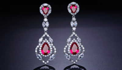 Colored Formal Earrings