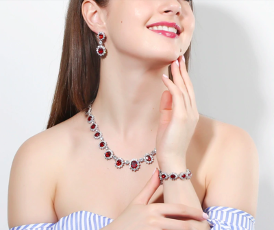 Colored Formal Necklace Set