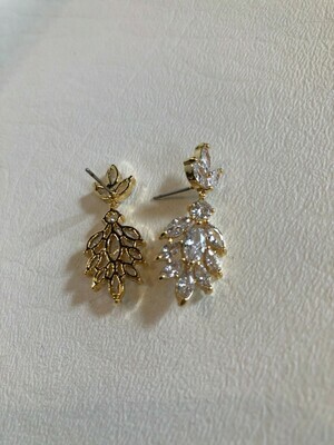 Marquise CZ Cubic Zirconia Evening Earrings