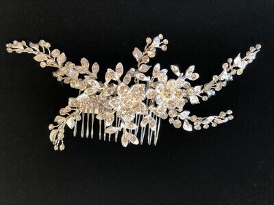 Beautiful Floral Leaf Branch Hair Comb