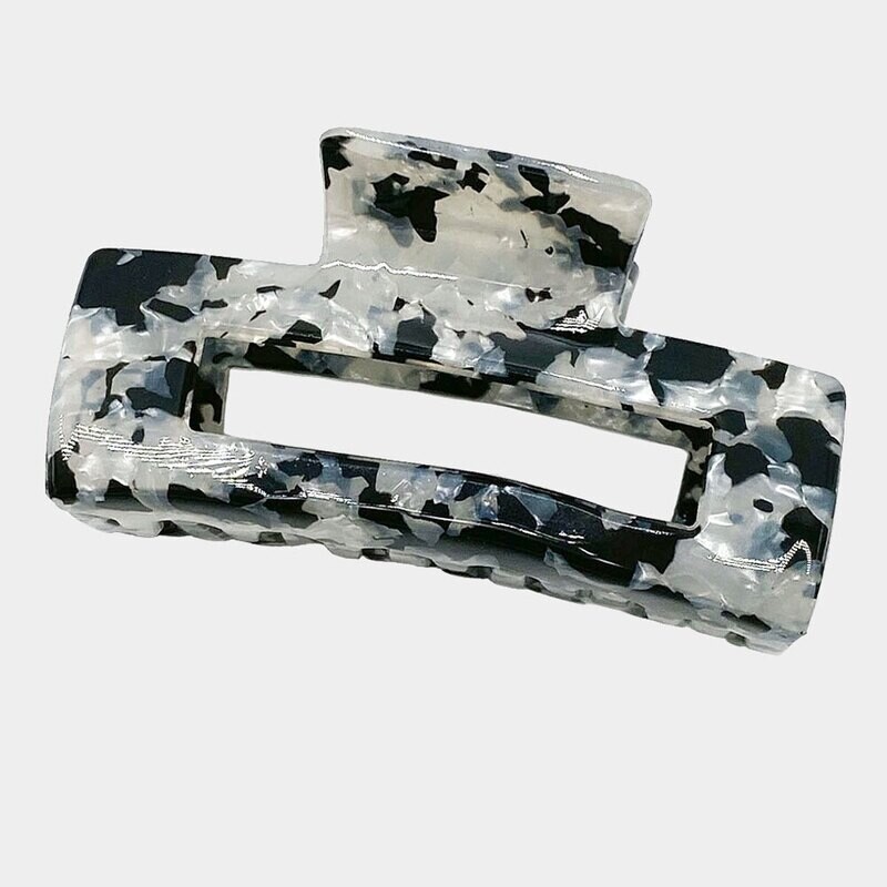 Cut Out Rectangle Hair Claw Clip