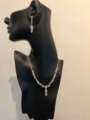 Clear Crystal Marquise/Pear Drop Set
