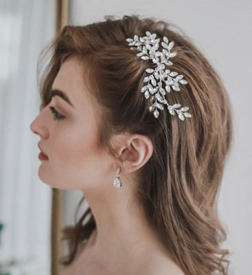 Beautiful Marquise Crystal Spray Hair Comb