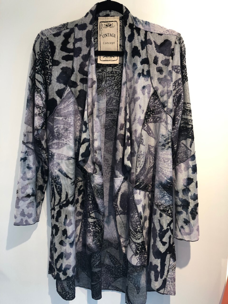 Multi Color Multi Print Cardigan