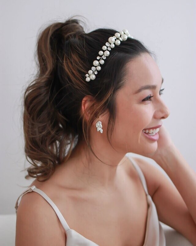 Modern Pearl/Crystal Headband