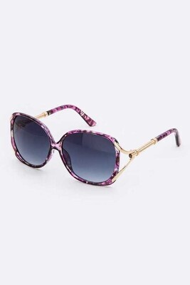 Colored Frame Fashion Sunglasses