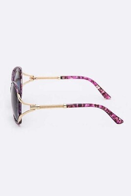 Colored Frame Fashion Sunglasses