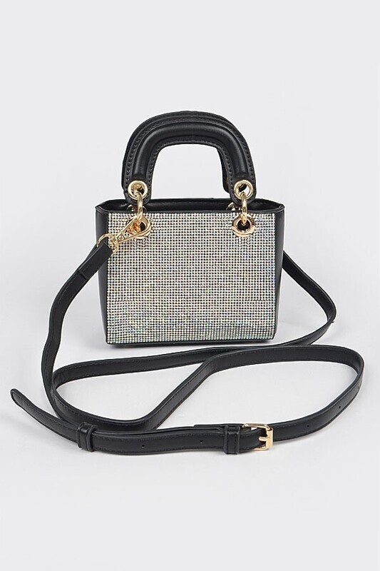 Rhinestone Mini Cross Body Handbag