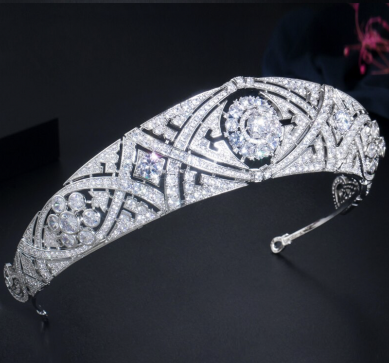 Royal Replica AAA Cubic Zirconia Tiara